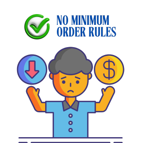 Image of No Minimum Order